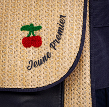 Afbeelding in Gallery-weergave laden, JEUNE PREMIER IT BAG MIDI RAFFIA CHERRY