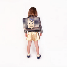 Afbeelding in Gallery-weergave laden, JEUNE PREMIER IT BAG MIDI HOUNDSTOOTH HORSE