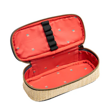 Afbeelding in Gallery-weergave laden, JEUNE PREMIER PENCIL BOX RAFFIA CHERRY