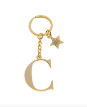 Afbeelding in Gallery-weergave laden, JEUNE PREMIER KEYCHAIN LETTER GOLD