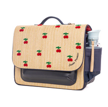 Afbeelding in Gallery-weergave laden, JEUNE PREMIER IT BAG MIDI RAFFIA CHERRY
