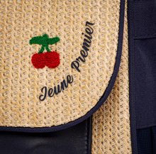 Afbeelding in Gallery-weergave laden, JEUNE PREMIER IT BAG MIDI RAFFIA CHERRY
