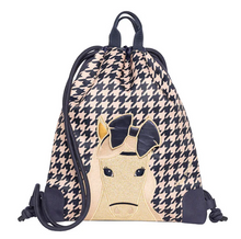 Afbeelding in Gallery-weergave laden, JEUNE PREMIER CITY BAG HOUNDSTOOTH HORSE
