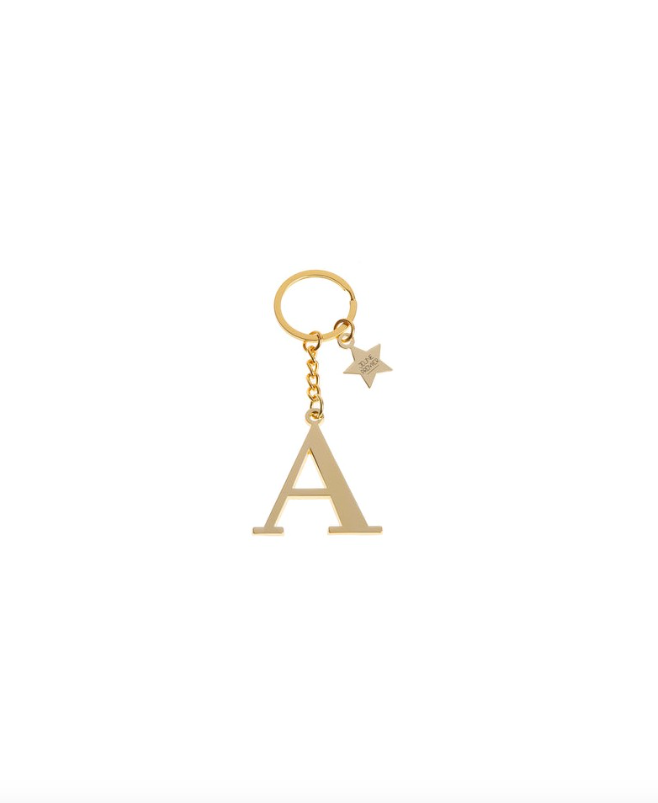 JEUNE PREMIER KEYCHAIN LETTER GOLD