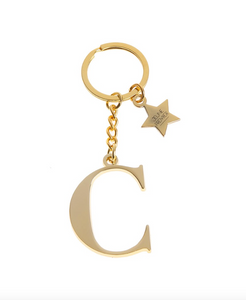 JEUNE PREMIER KEYCHAIN LETTER GOLD